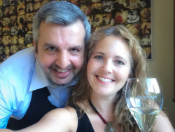 Gianluca and Tawna at Il Barrino