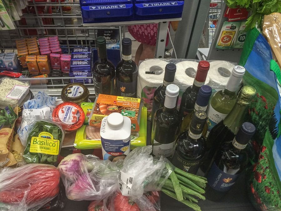 Grocery Shopping in Tuscany
