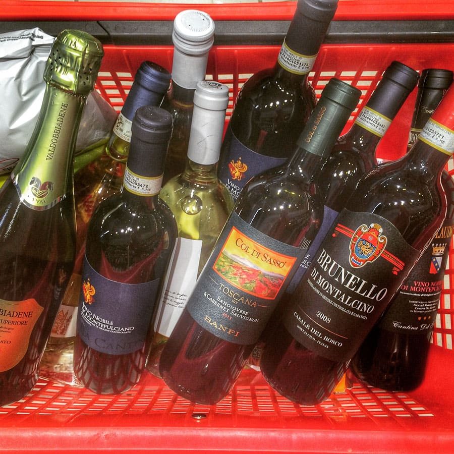 Wine shopping
